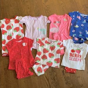 COPY - Carter’s 12 summer pj lot
